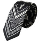 Dolce & Gabbana Black Patterned 100%Silk Adjustable Tie