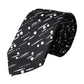 Dolce & Gabbana Black Dotted 100% Silk Adjustable Tie