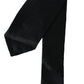 Dolce & Gabbana Black Solid 100% Silk Adjustable Tie