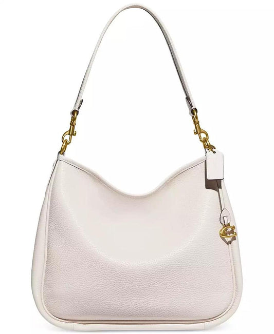 Soft Pebble Leather Cary Shoulder Bag with Convertible Straps