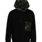 Dolce & Gabbana Black Camouflage Hooded Sweatshirt Sweater