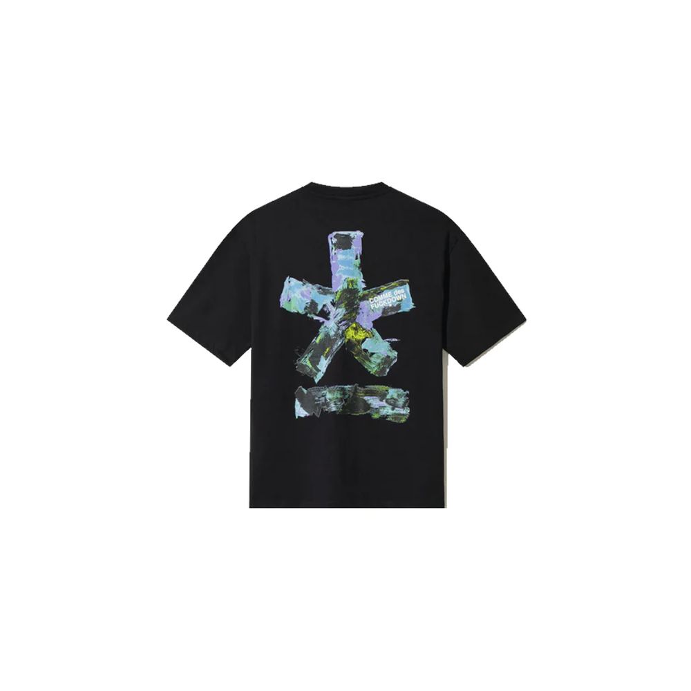 Comme Des Fuckdown Black Cotton T-Shirt