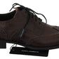 Dolce & Gabbana Elegant Brown Leather Derby Brogues