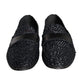 Dolce & Gabbana Black Woven Raffia Slip On Loafers Men Shoes