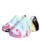 Dolce & Gabbana Multicolor Graffiti Rubber Low Top Sneakers Shoes