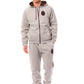 Billionaire Italian Couture Elegant Gray Cotton Sweatsuit Ensemble