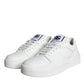 Dolce & Gabbana White Miami Leather Low Top Sneakers Shoes