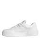 Dolce & Gabbana White Miami Leather Low Top Sneakers Shoes