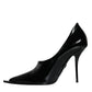 Dolce & Gabbana Black Patent Leather High Heels Pumps Shoes