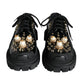 Dolce & Gabbana Black Leather Trekking Derby Embellished Shoes