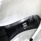 Dolce & Gabbana White Fur Leather Heels Mid Calf Boots Shoes