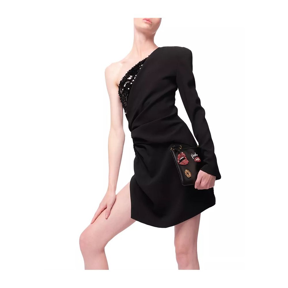 PINKO Black Poliester Dress