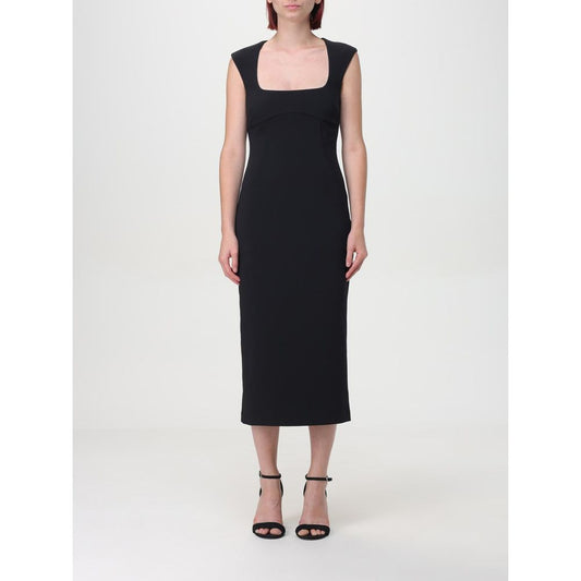 PINKO Black Viscose Dress