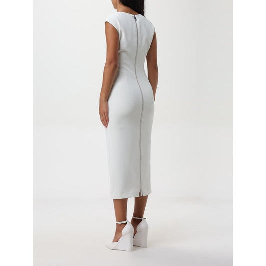 PINKO White Viscose Dress