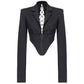 PINKO Black Viscose Suits & Blazer