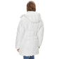 PINKO White Nylon Jackets & Coat