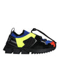 Dolce & Gabbana Multicolor Mesh Sorrento Trekking Sneakers Shoes