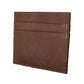 Billionaire Italian Couture Elegant Leather Men's Wallet in Brown