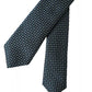 Dolce & Gabbana Green Patterned 100% Silk Adjustable Men Tie