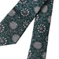 Dolce & Gabbana Green Floral Print Silk Adjustable Men Tie