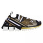 Dolce & Gabbana Multicolor Comet Star Print Sorrento Sneakers Shoes