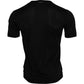 Dolce & Gabbana Black Silk Round Neck Short Sleeve T-shirt