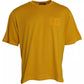 Dolce & Gabbana Dark Yellow Logo Cotton Round Neck T-shirt