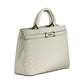 Guess Jeans White Polyethylene Handbag