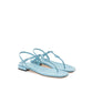 Miu Miu Light Blue Vernice Sandal