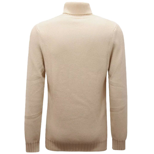 Alpha Studio White Cashmere Sweater