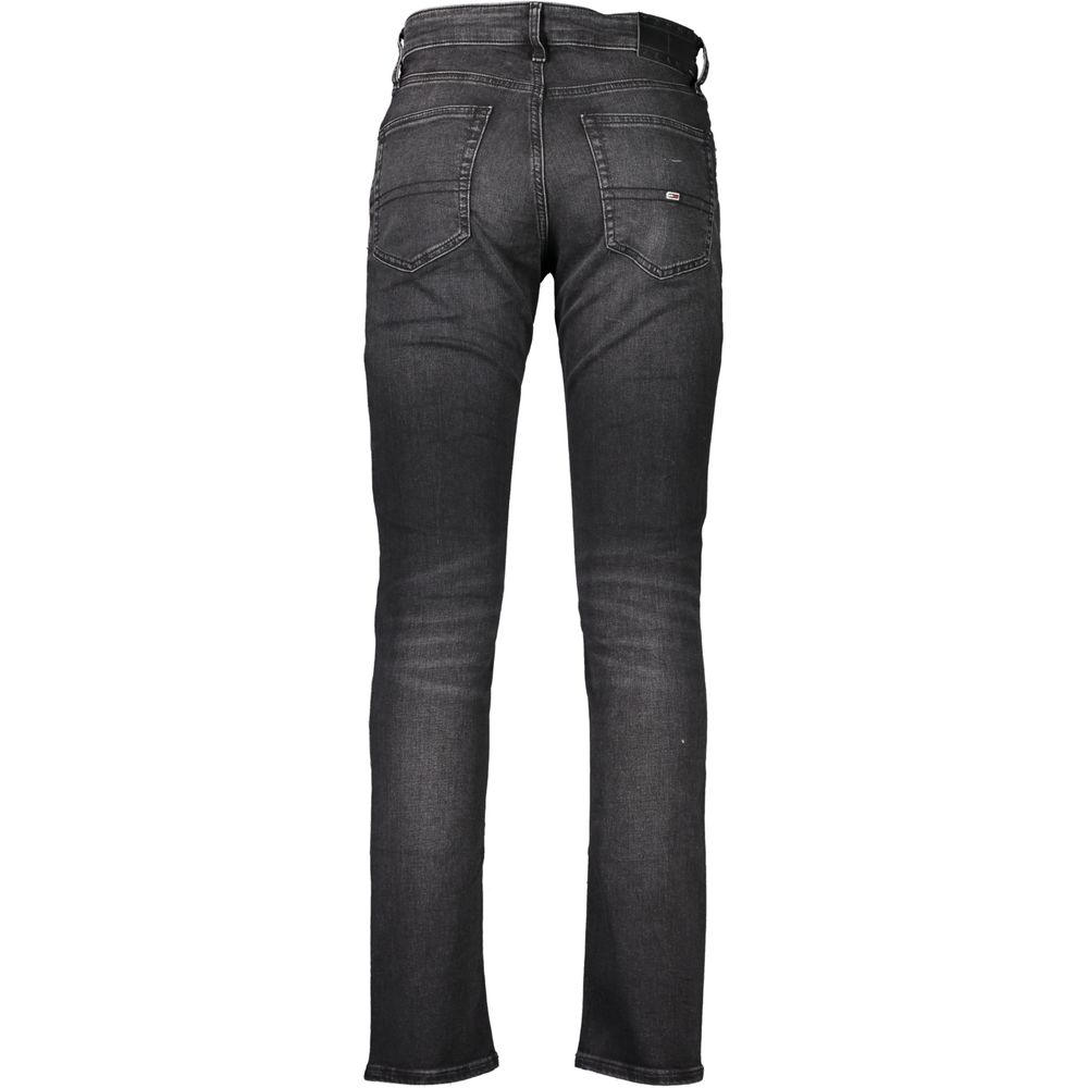 Tommy Hilfiger Black Cotton Jeans & Pant