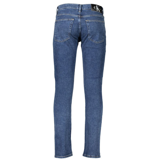 Calvin Klein Blue Cotton Jeans & Pant