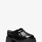 Barton Crackled Patent Leather Slip-On Mule