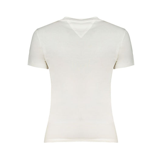 Tommy Hilfiger White Cotton Tops & T-Shirt