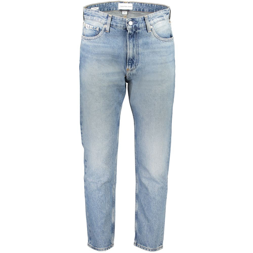 Calvin Klein Light Blue Cotton Jeans & Pant