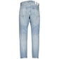 Calvin Klein Light Blue Cotton Jeans & Pant