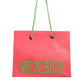 Alberta Ferretti Pink Leather Weekend Wednesday Shopping Tote Bag