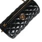 Versace Black Mini Quilted Lambskin Leather Crossbody Sling Bag