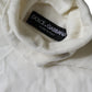 Dolce & Gabbana Off White Wool Turtle Neck Pullover Sweater