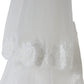 Dolce & Gabbana White Floral Lace Nylon Floor Length Wedding Veil