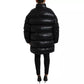 Dolce & Gabbana Black Puffer Quilted Full Zip Coat Jacket