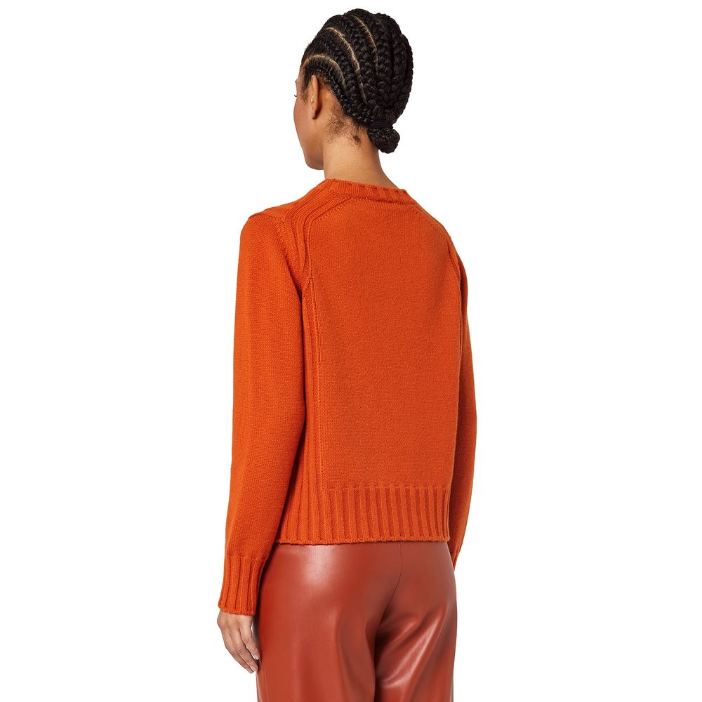 Alpha Studio Orange Cashmere Sweater