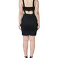 Dolce & Gabbana Black Cut Out Sleeveless Bodycon Mini Dress