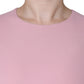 Dolce & Gabbana Pink A-line Viscose 3/4 Sleeves Dress