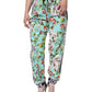 Dolce & Gabbana Green Floral Mid Waist Jogger Women Pants