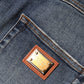 Dolce & Gabbana Dark Blue Cotton Tattered Skinny Denim Jeans