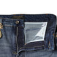 Dolce & Gabbana Dark Blue Cotton Tattered Skinny Denim Jeans