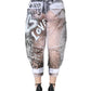 Dolce & Gabbana White See Through Logo Cropped Cargo Pants