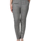 Dolce & Gabbana Gray Plaid Wool Mid Waist Women Tapered Pants