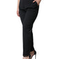 Dolce & Gabbana Black High Waist Tapered Women Pants